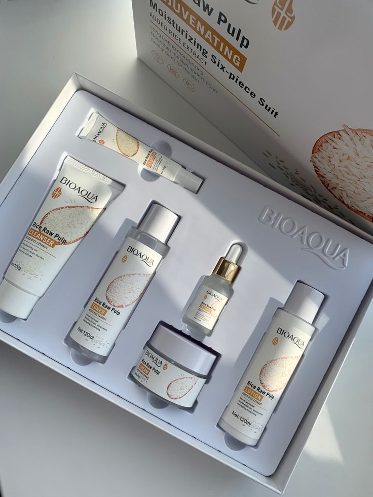 KIT ACLARANTE DE ARROZ BIOAQUA CAJA DE LUJO