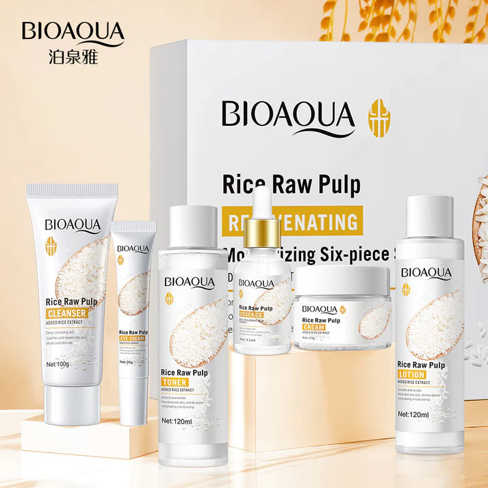 KIT ACLARANTE DE ARROZ BIOAQUA CAJA DE LUJO