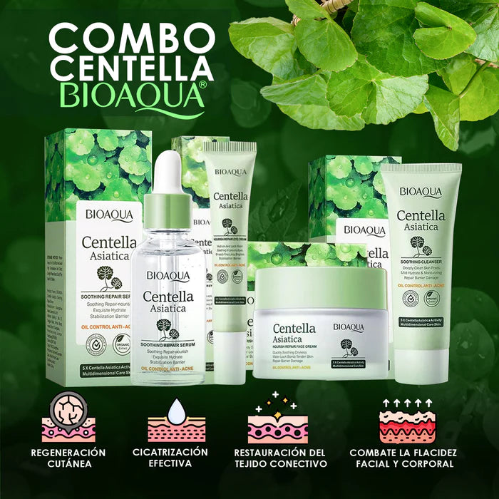 KIT CENTELLA ASIATICA BIOAQUA CAJA DE LUJO