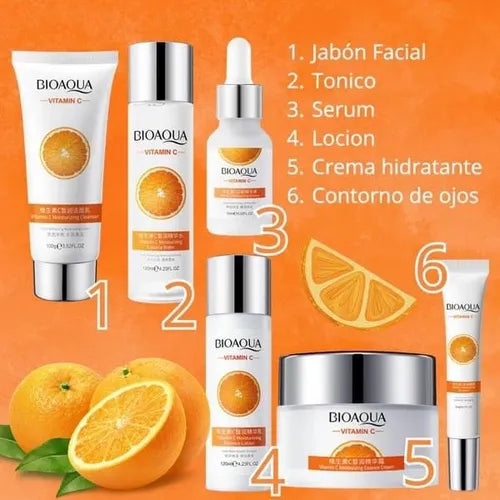 KIT VITAMINA C BIOAQUA CAJA DE LUJO