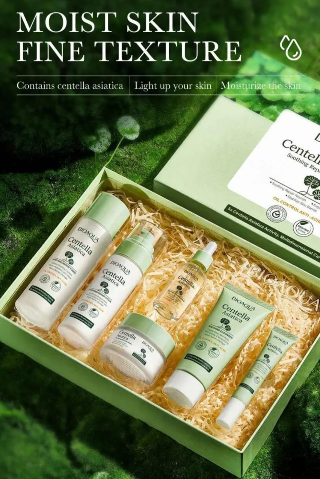 KIT CENTELLA ASIATICA BIOAQUA CAJA DE LUJO