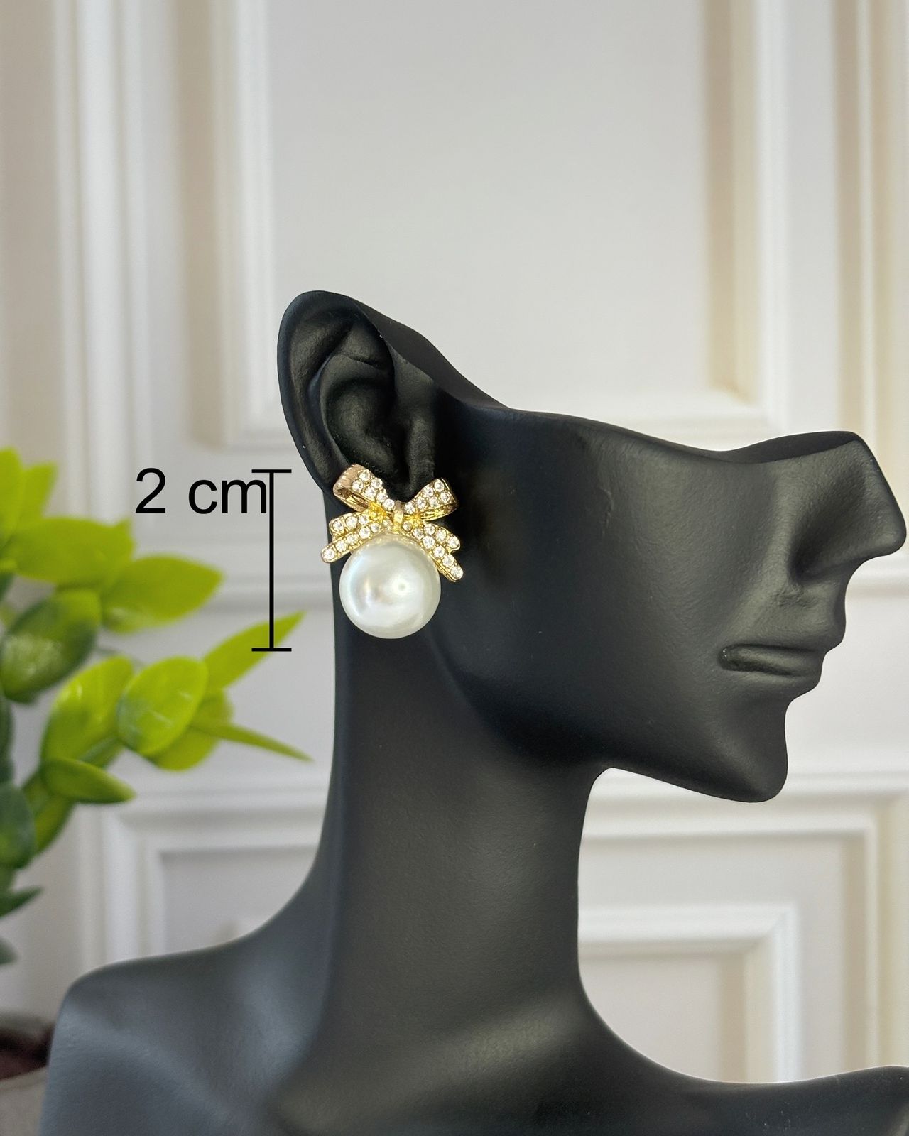 Aretes Laurel de Perla