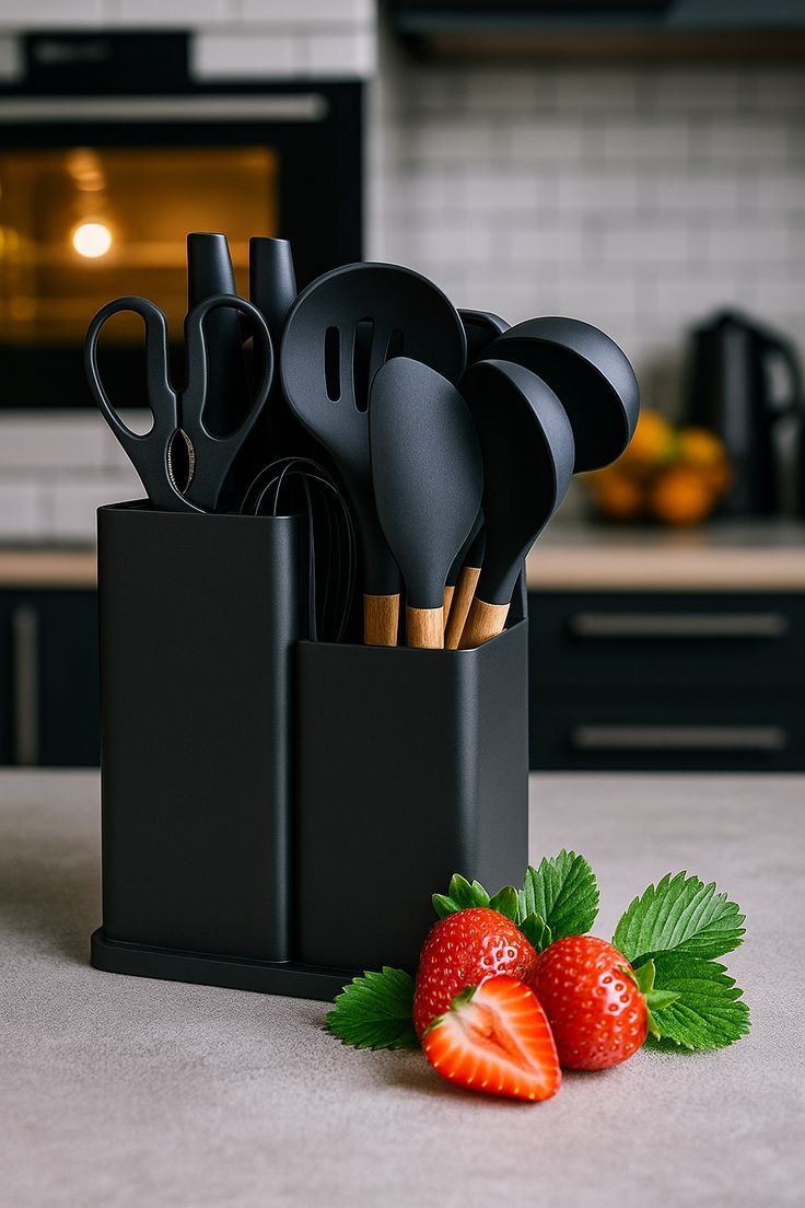 Set Utensilios Cocina En Silicona 19pz