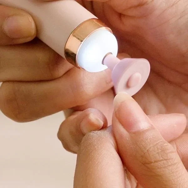 PULIDOR DE UÑAS ELECTRICO CON LUZ LED