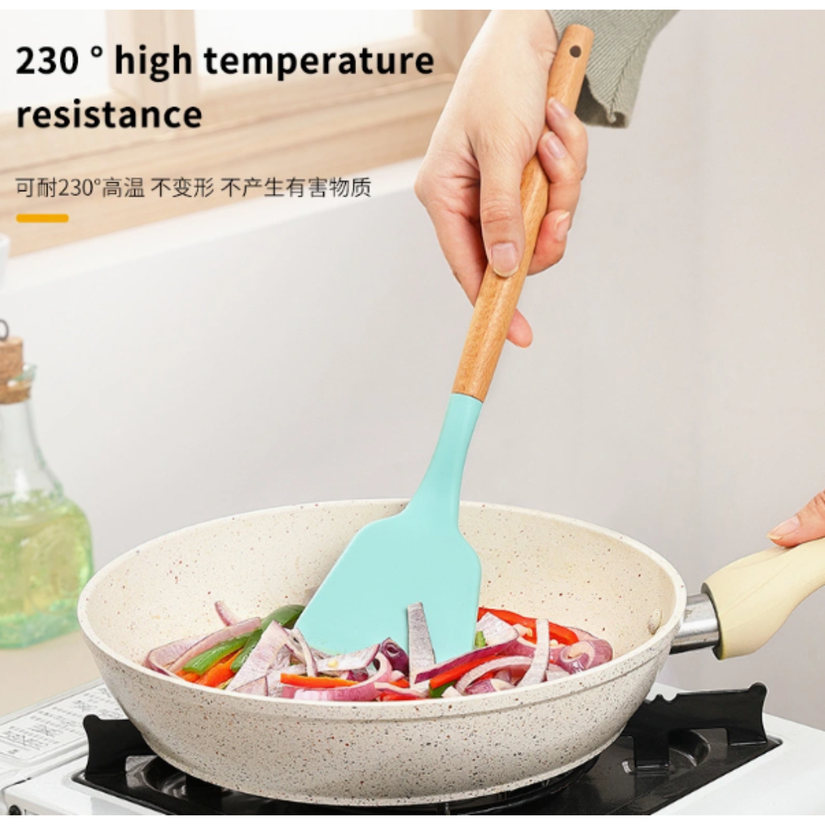 Set Utensilios Cocina En Silicona 19pz