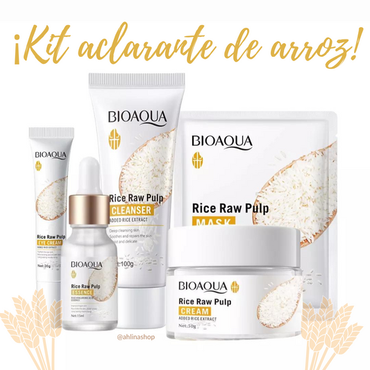 KIT ACLARANTE DE ARROZ BIOAQUA