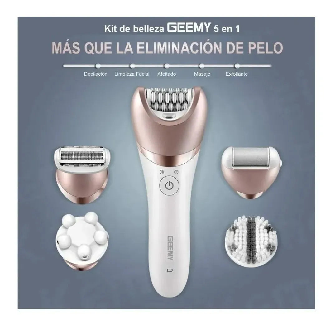DEPILADORA PARA MUJER GEMEI 5 EN 1