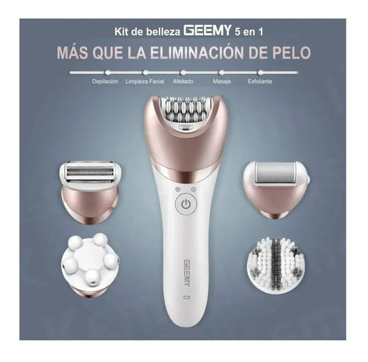 DEPILADORA PARA MUJER GEMEI 5 EN 1