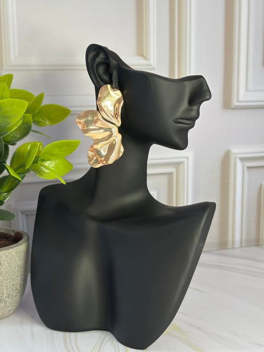 Aretes Flor Gold