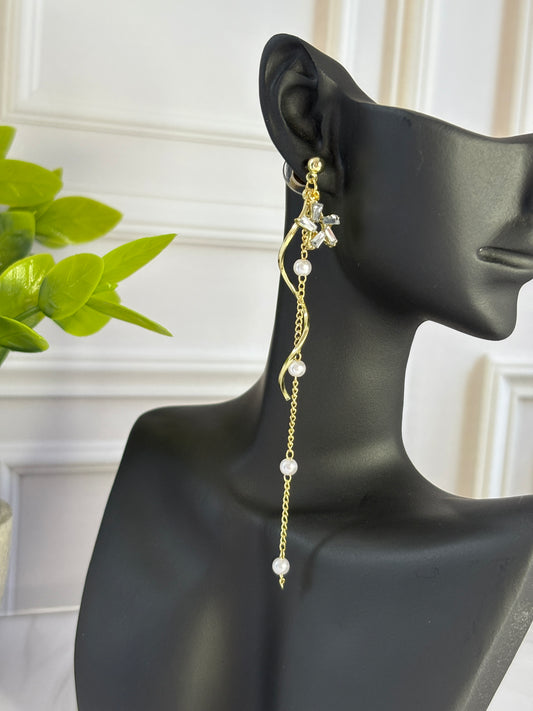 Aretes Estrella Aperlada