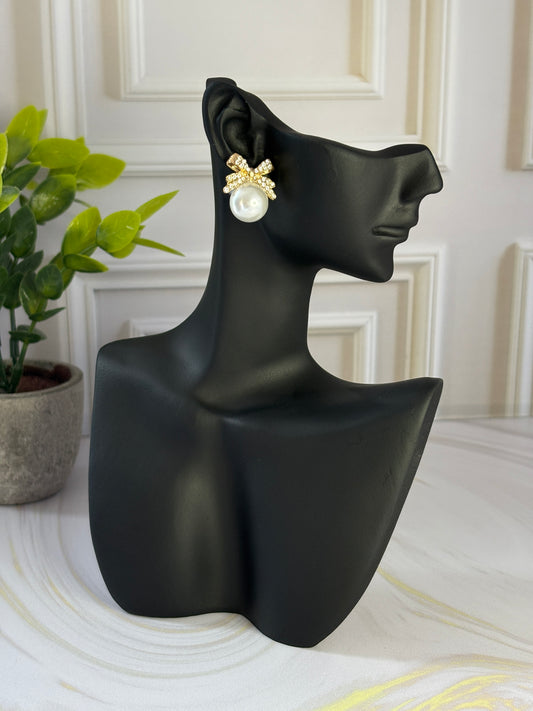 Aretes Laurel de Perla