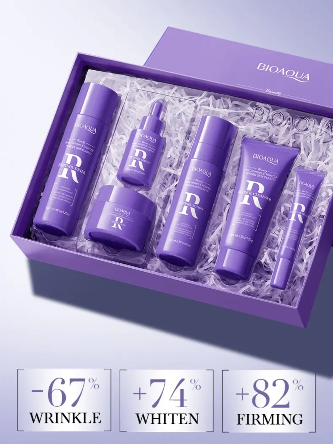 KIT RETINOL BIOAQUA CAJA DE LUJO
