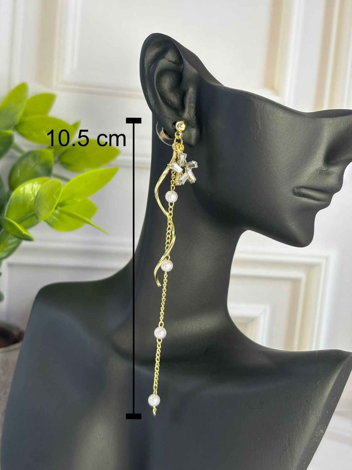 Aretes Estrella Aperlada