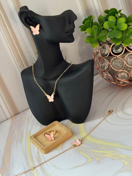 Set Mariposa Rosada