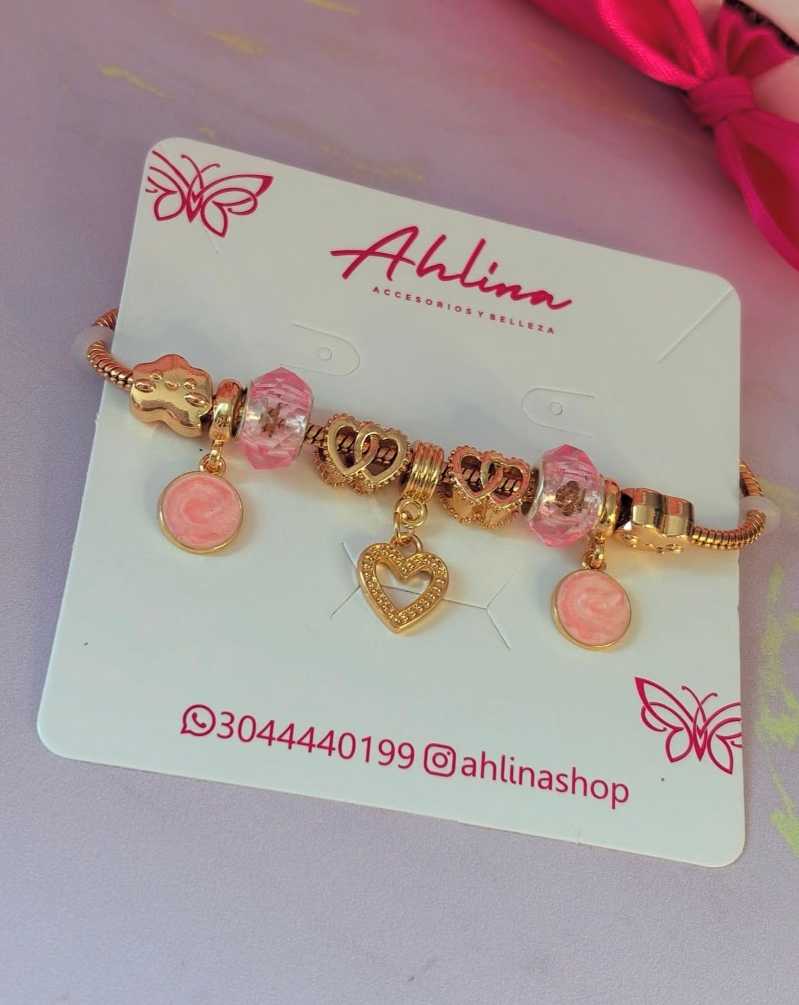 Pulsera Rose Charms