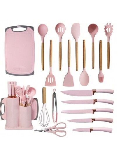 Set Utensilios Cocina En Silicona 19pz
