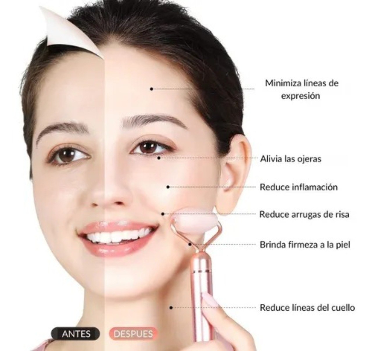 Rodillo Facial Masajeador